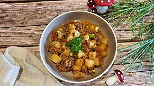 Céleri rave à la bolognaise