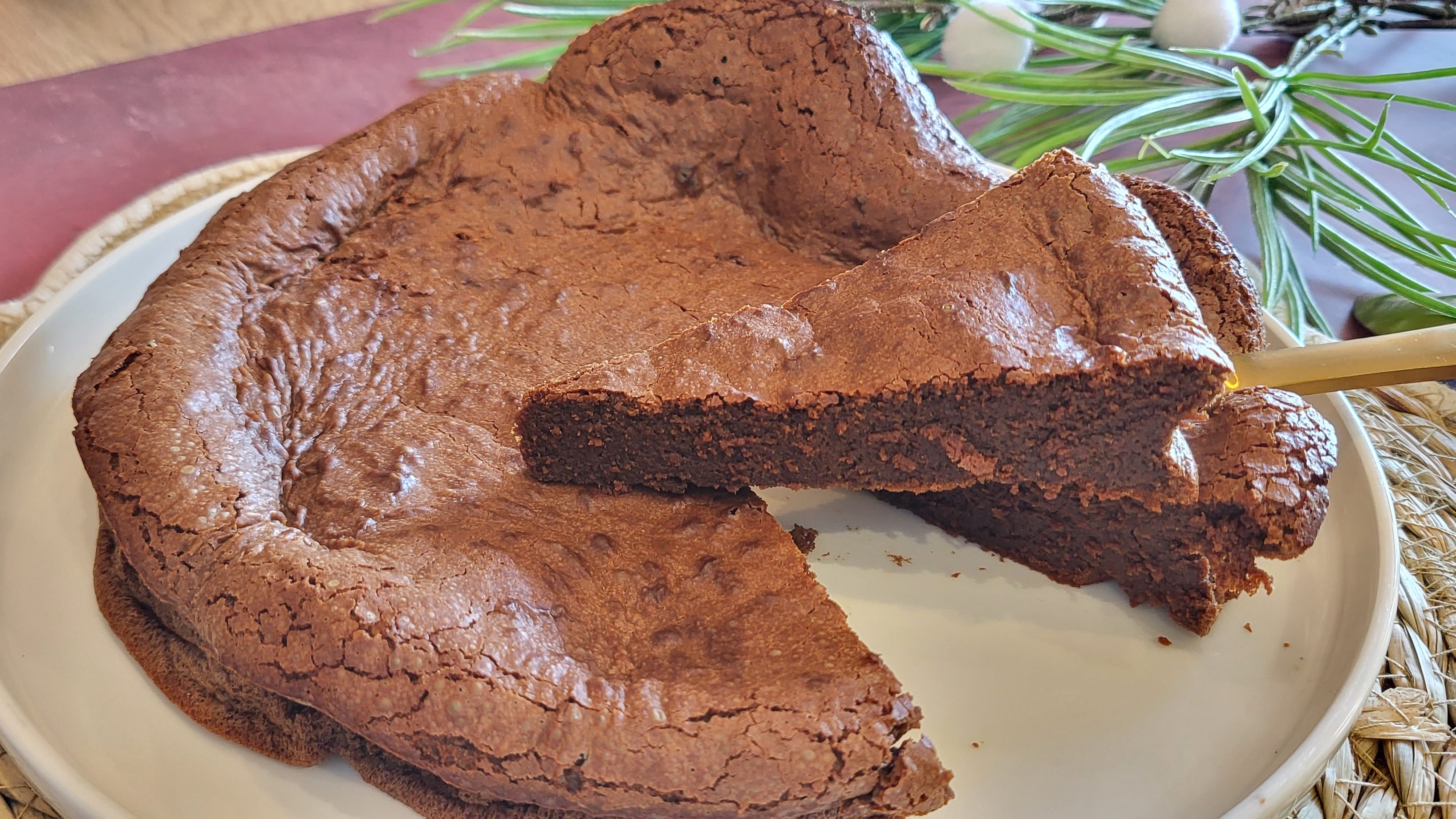 Fondant au chocolat et lait concentré