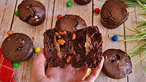 Muffins chocolat et M&Ms
