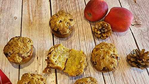 Muffins crumble aux pommes et cannelle