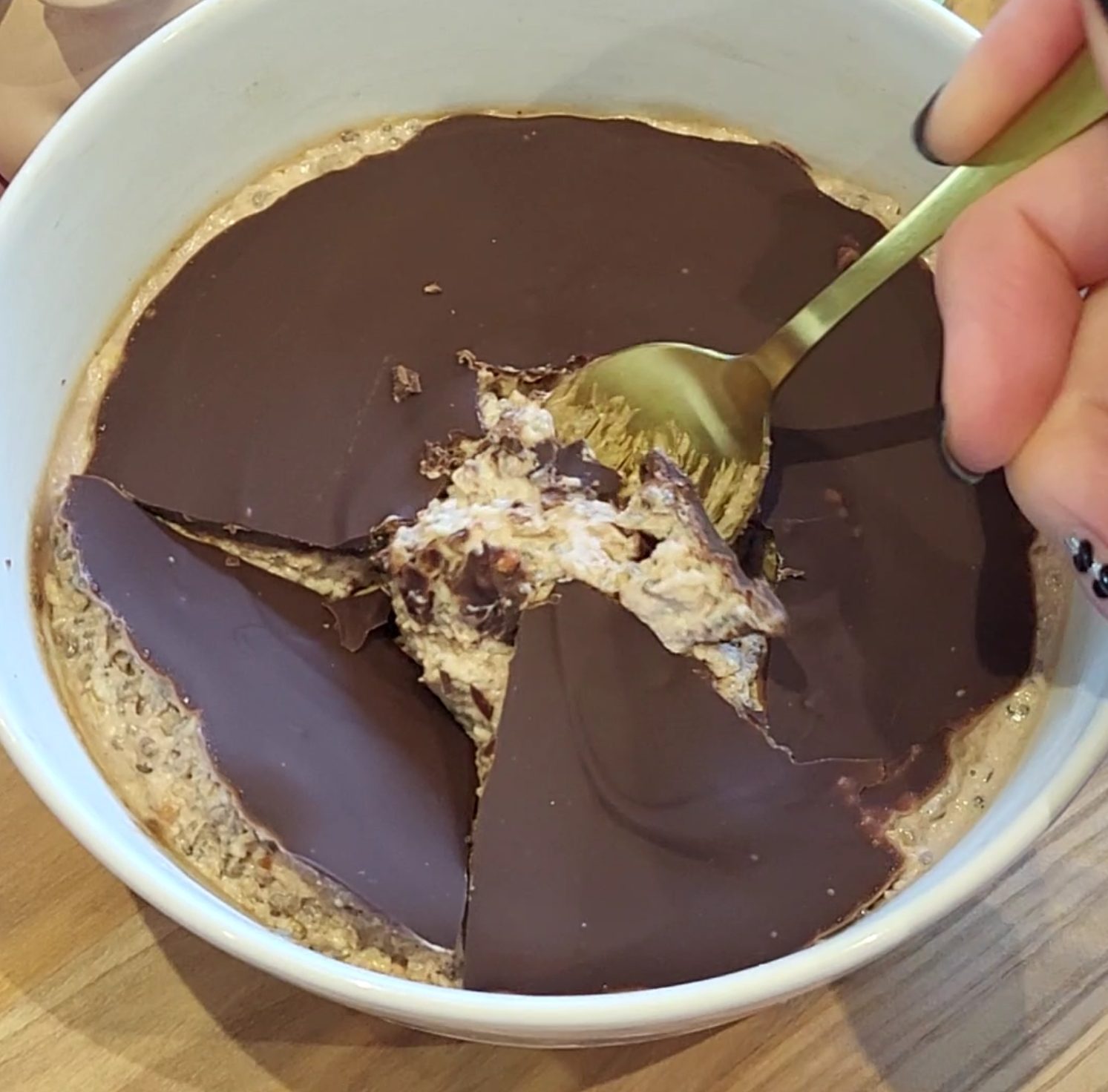 Overnight oat façon cookie dough