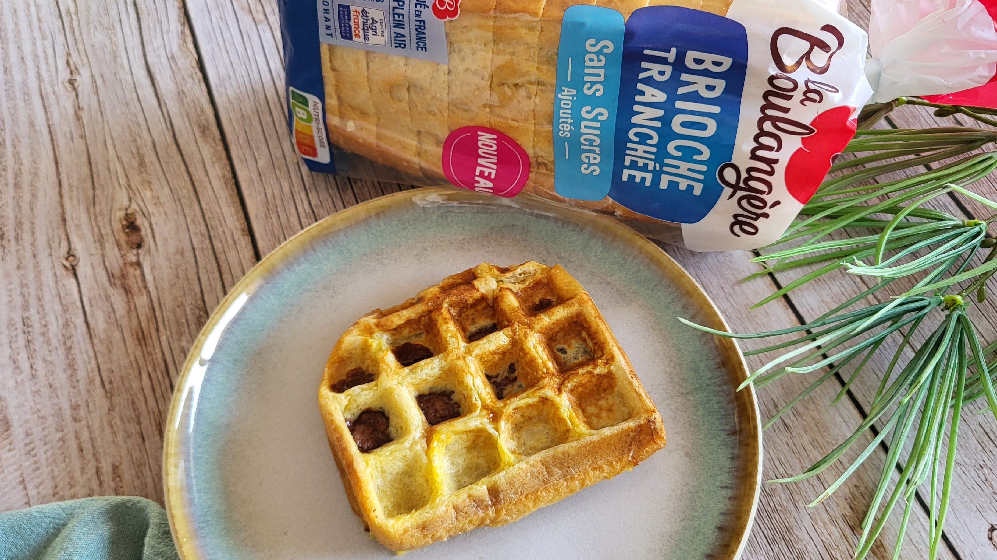 Brioche perdue façon gaufres