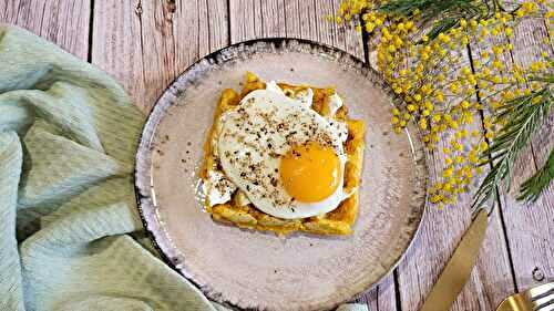 Gaufres butternut et fromage