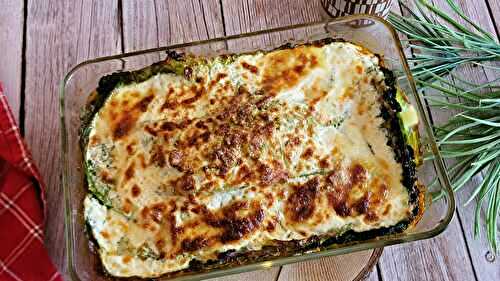 Lasagnes au chou vert