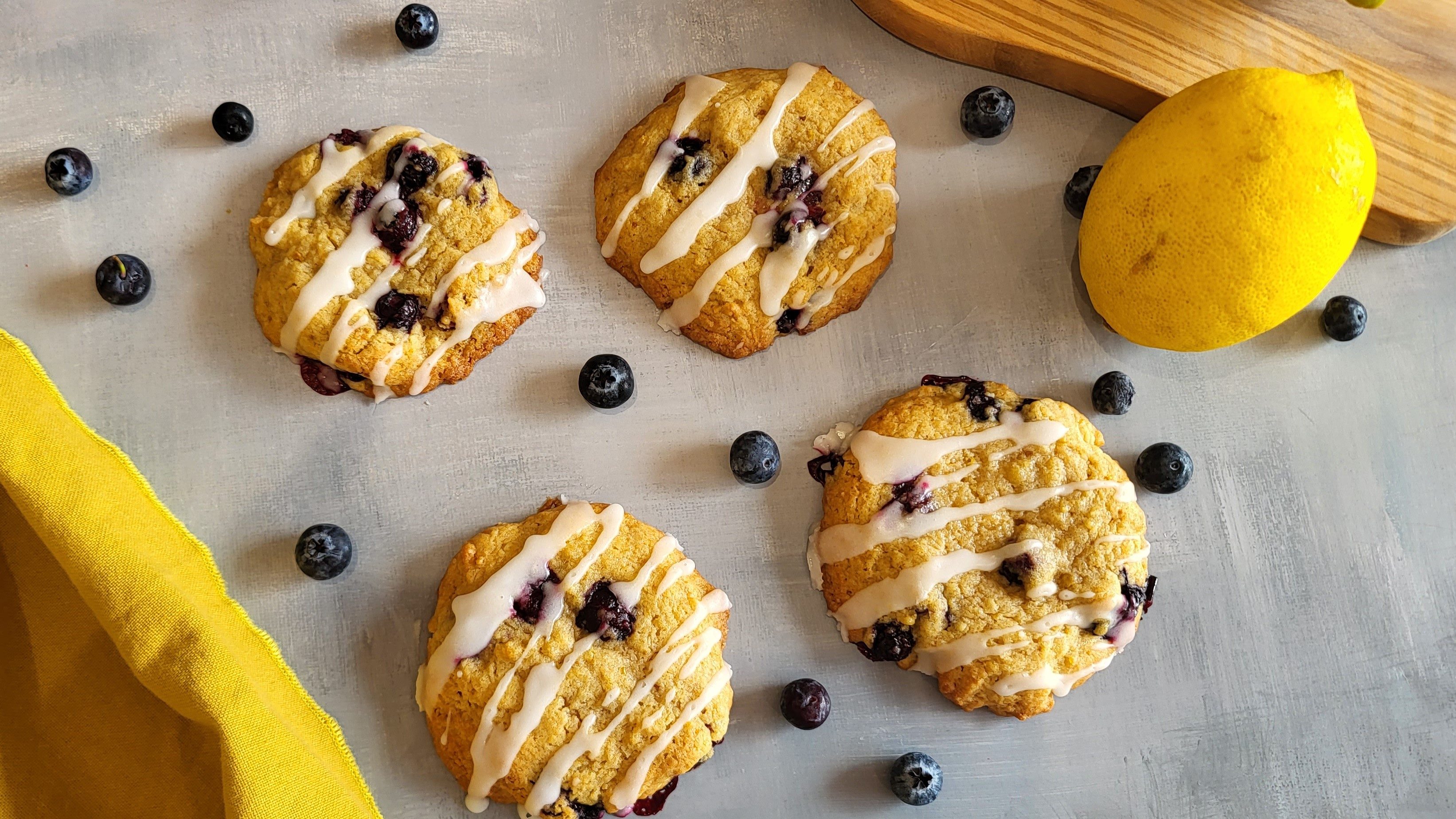 Cookies citron myrtille