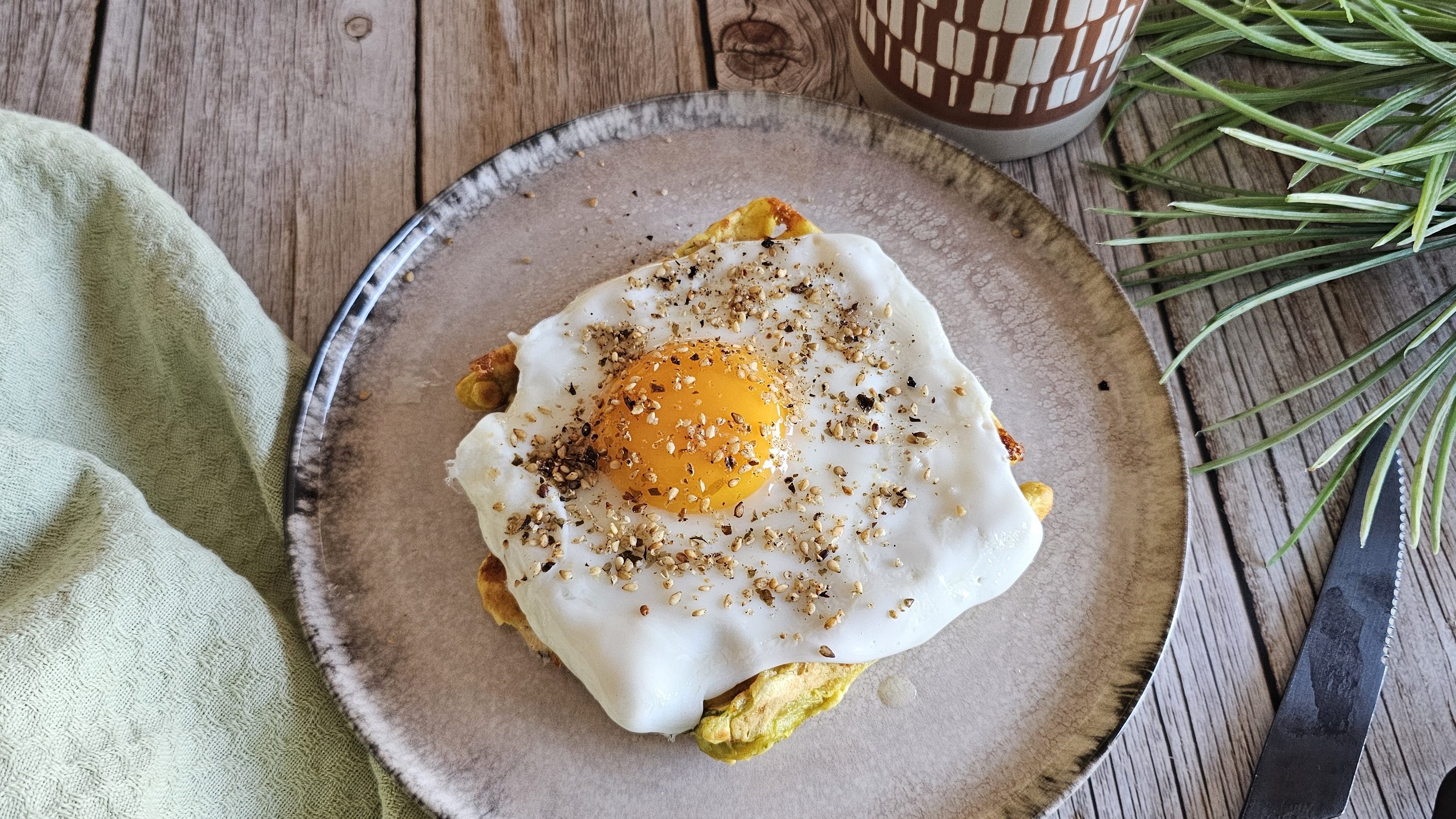 Gaufres aux poireaux