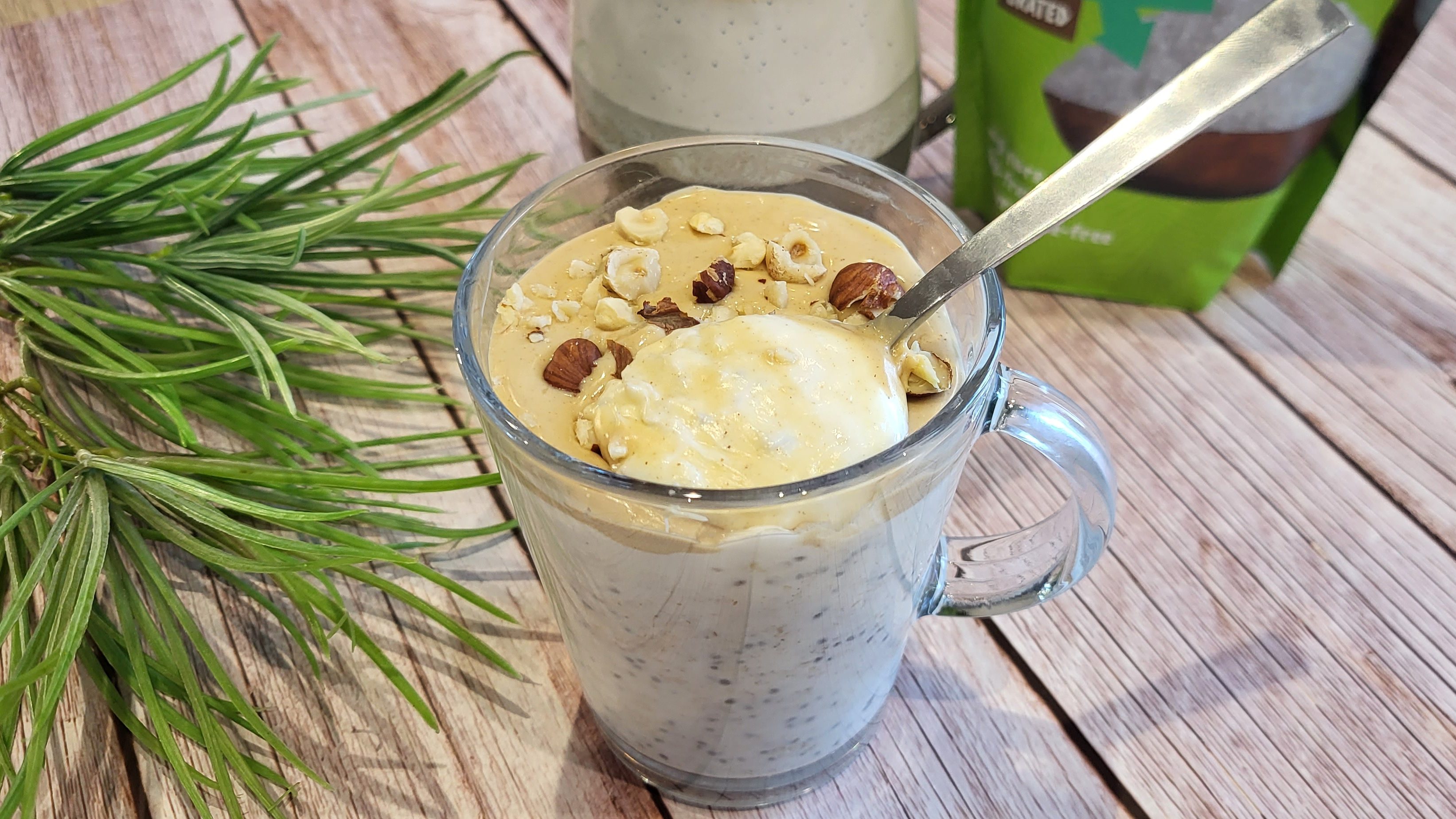 Overnight oat façon rafaello