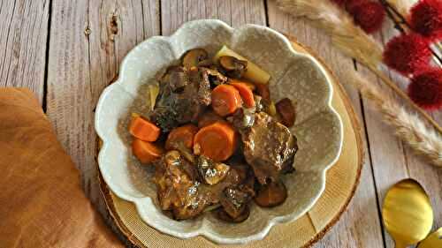 Boeuf fondant miso et carotte