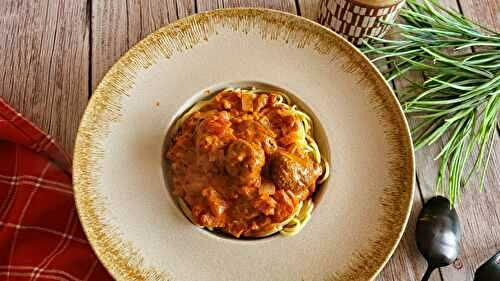 Boulettes de viande aux spaghettis
