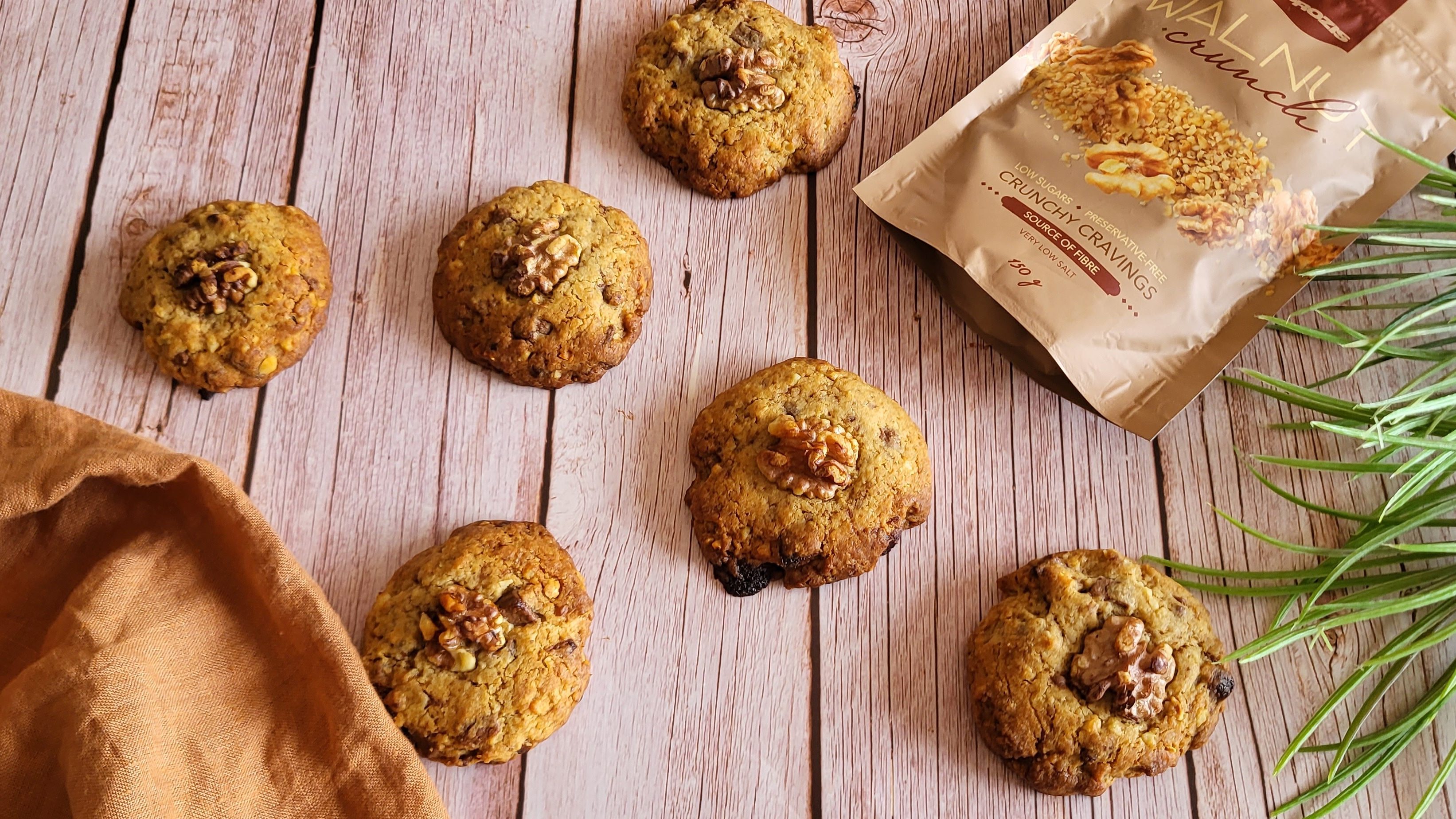 Cookies au chocolat et noix