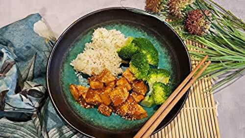 Tempeh laqué au sésame