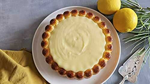 Basboussa fondante à la crème de citron
