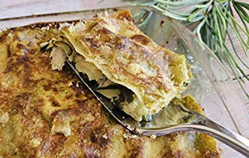 Lasagnes de ravioles aux courgettes