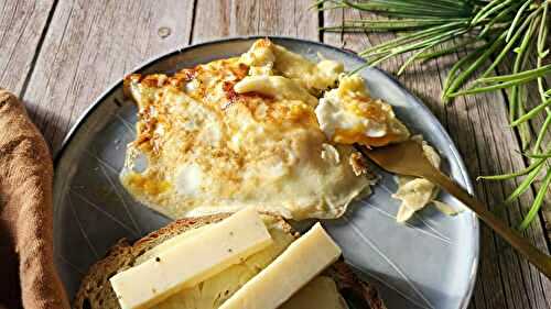 Oeuf au plat au miel