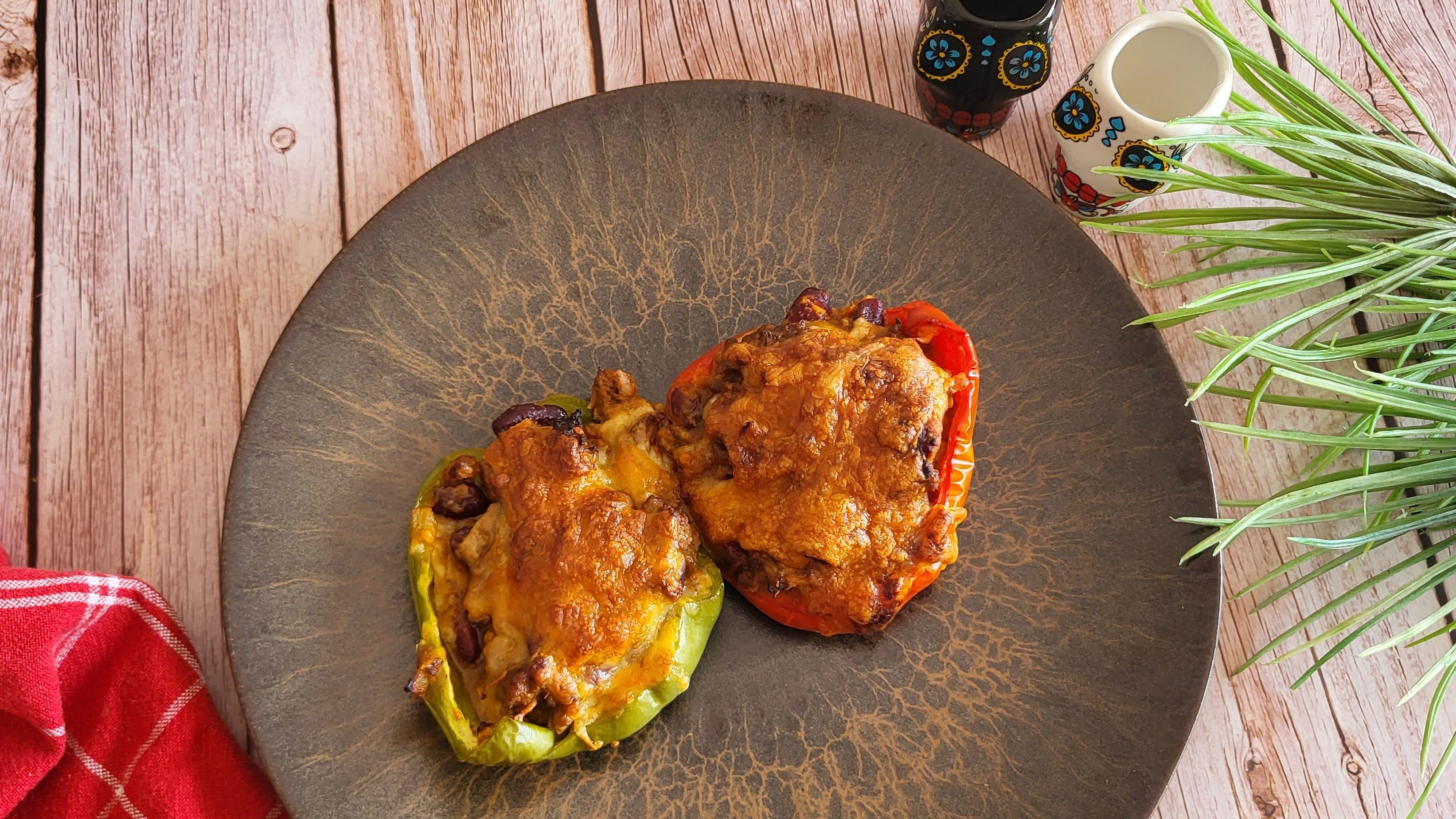 Poivrons farcis façon chili