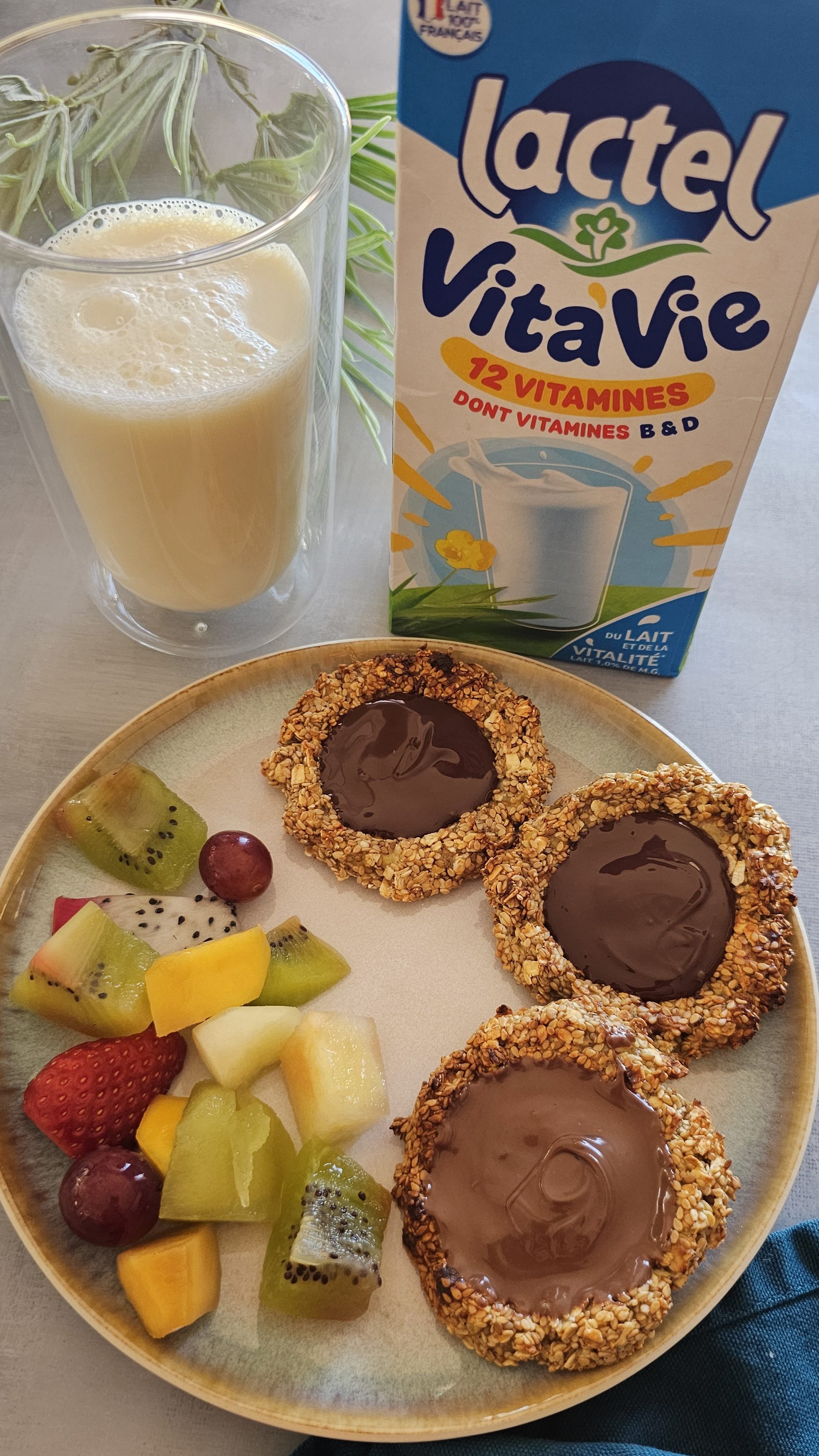 Tartelettes healthy banane – chocolat