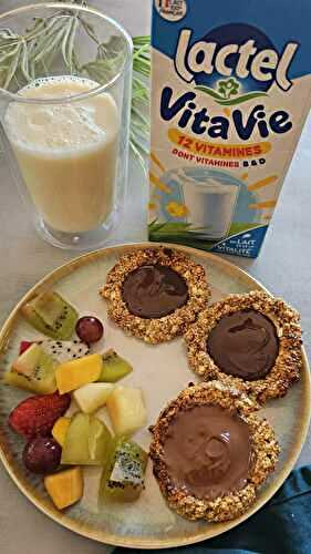 Tartelettes healthy banane – chocolat