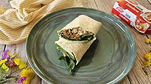 Wrap fraîcheur au thon à la catalane