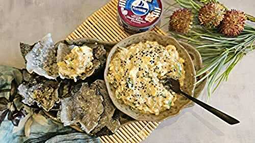 Chips nori avec sa tartinade au thon