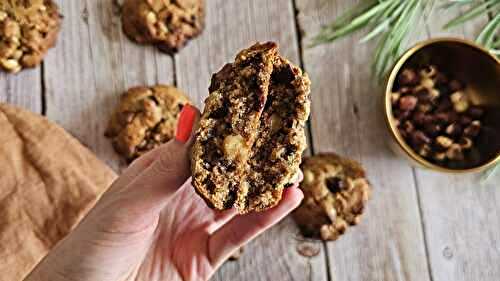 Cookies à IG bas chocolat noisette