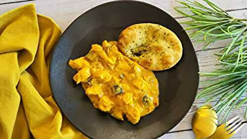 Curry aubergines et poulet