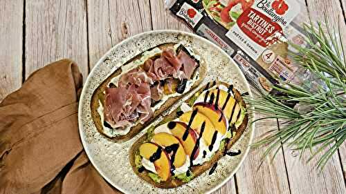 Duo de tartines estivales
