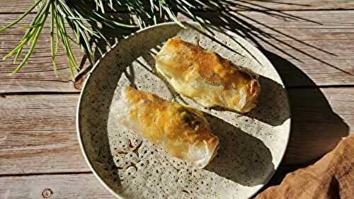 Nems brunch croustillants à la mortadelle & œufs brouillés