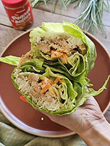 Tacos healthy sans tortilla au poulet
