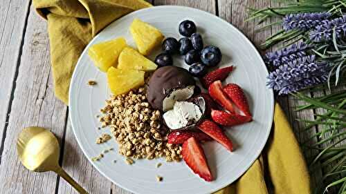 Boule de skyr aux fruits