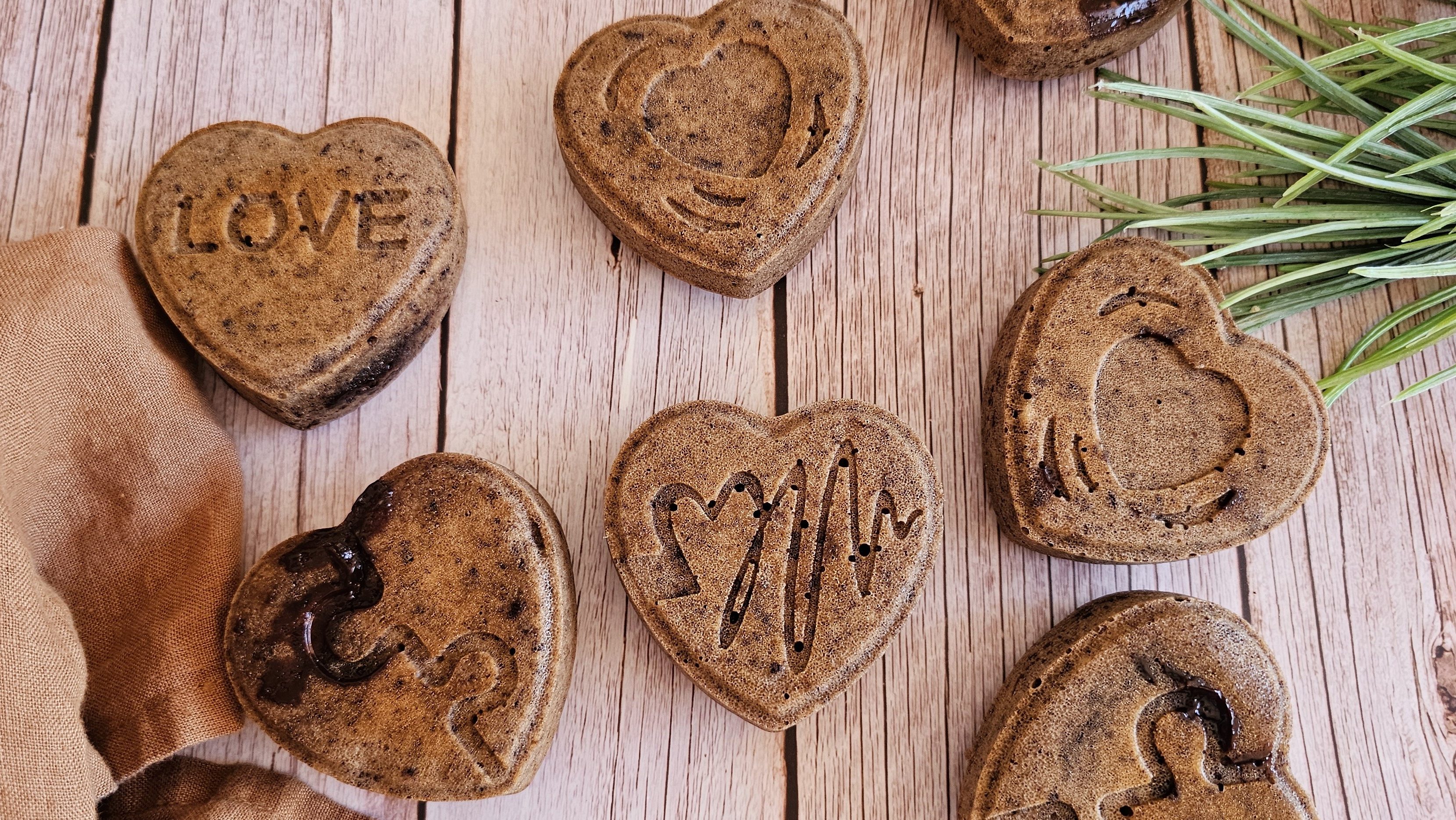 Coeur chocolat et blancs d’oeufs au coeur Nutella