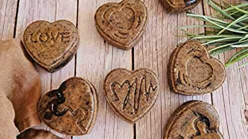Coeur chocolat et blancs d’oeufs au coeur Nutella