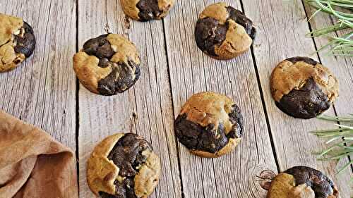 Cookies Marbrés Chocolat Cacahuète