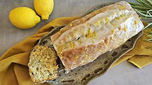 Cake au citron pavot du chef Pierre Hermé