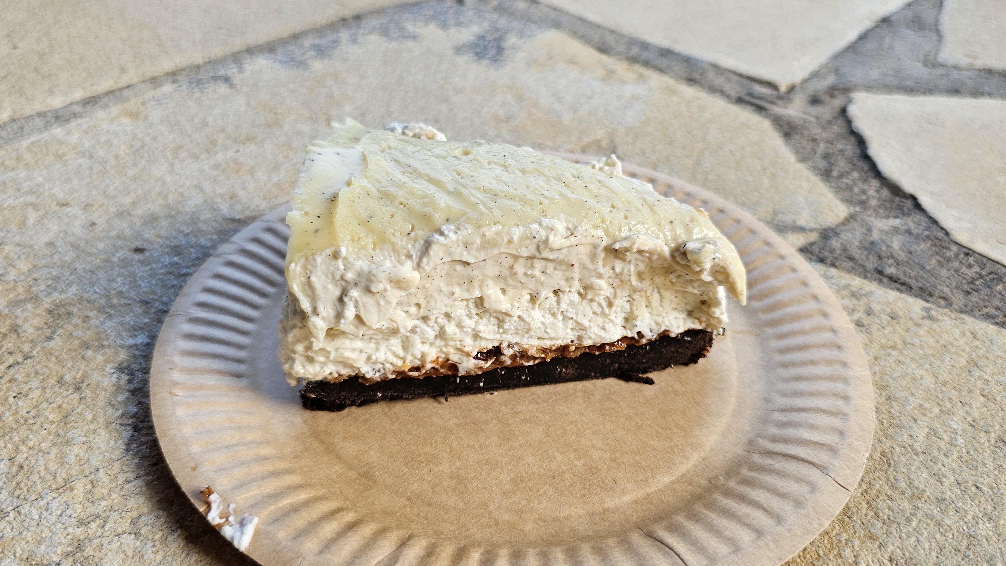 Cheesecake sans cuisson à la vanille