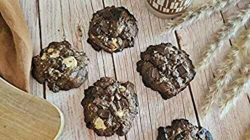 Cookies Chocolat, Tahini et Halva