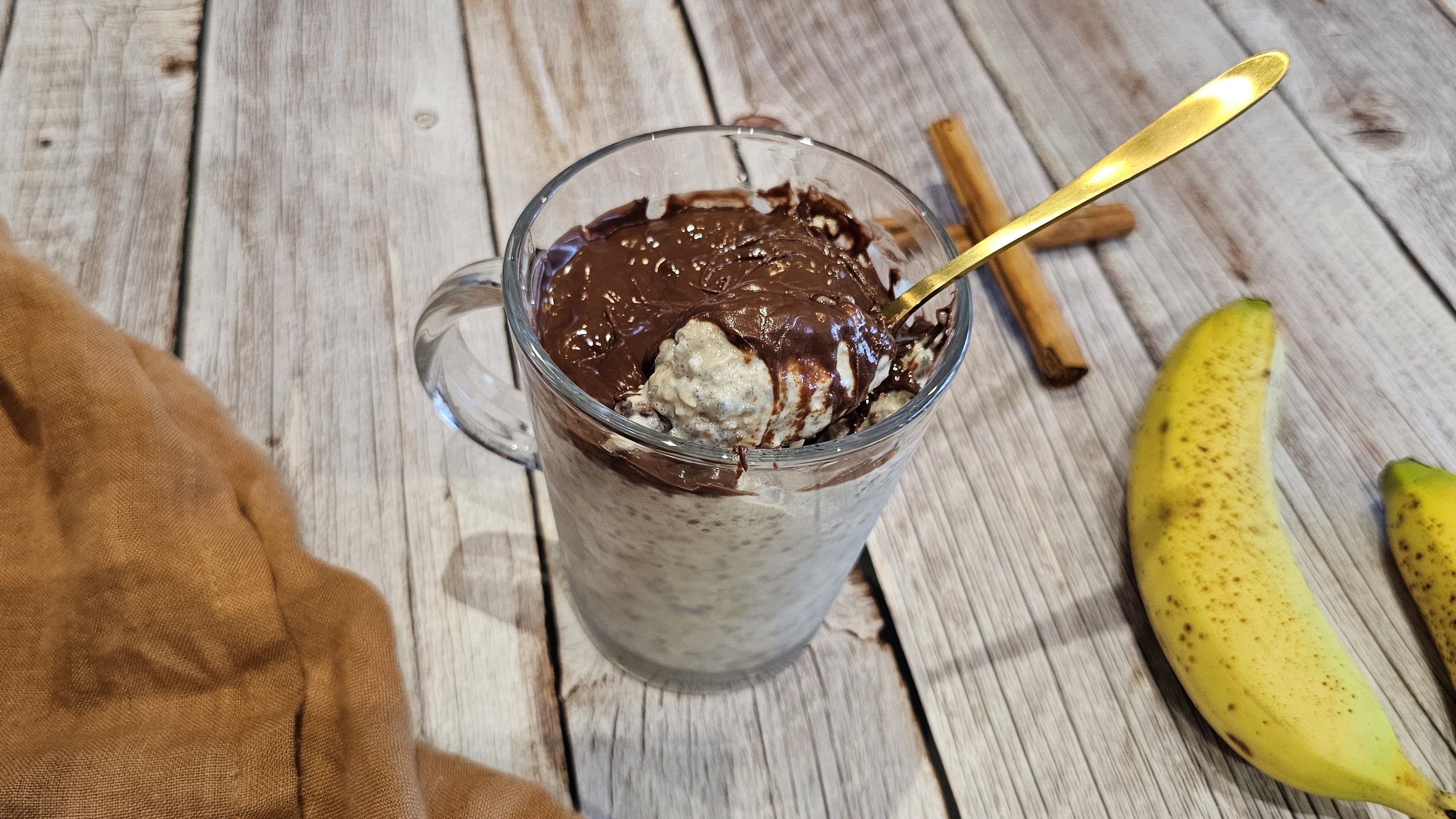 Overnight oat façon bananabread