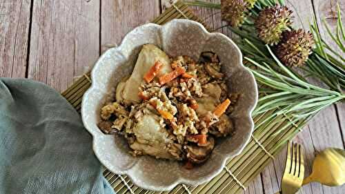 Riz sauté à l’instant pot et ses ailes de poulet