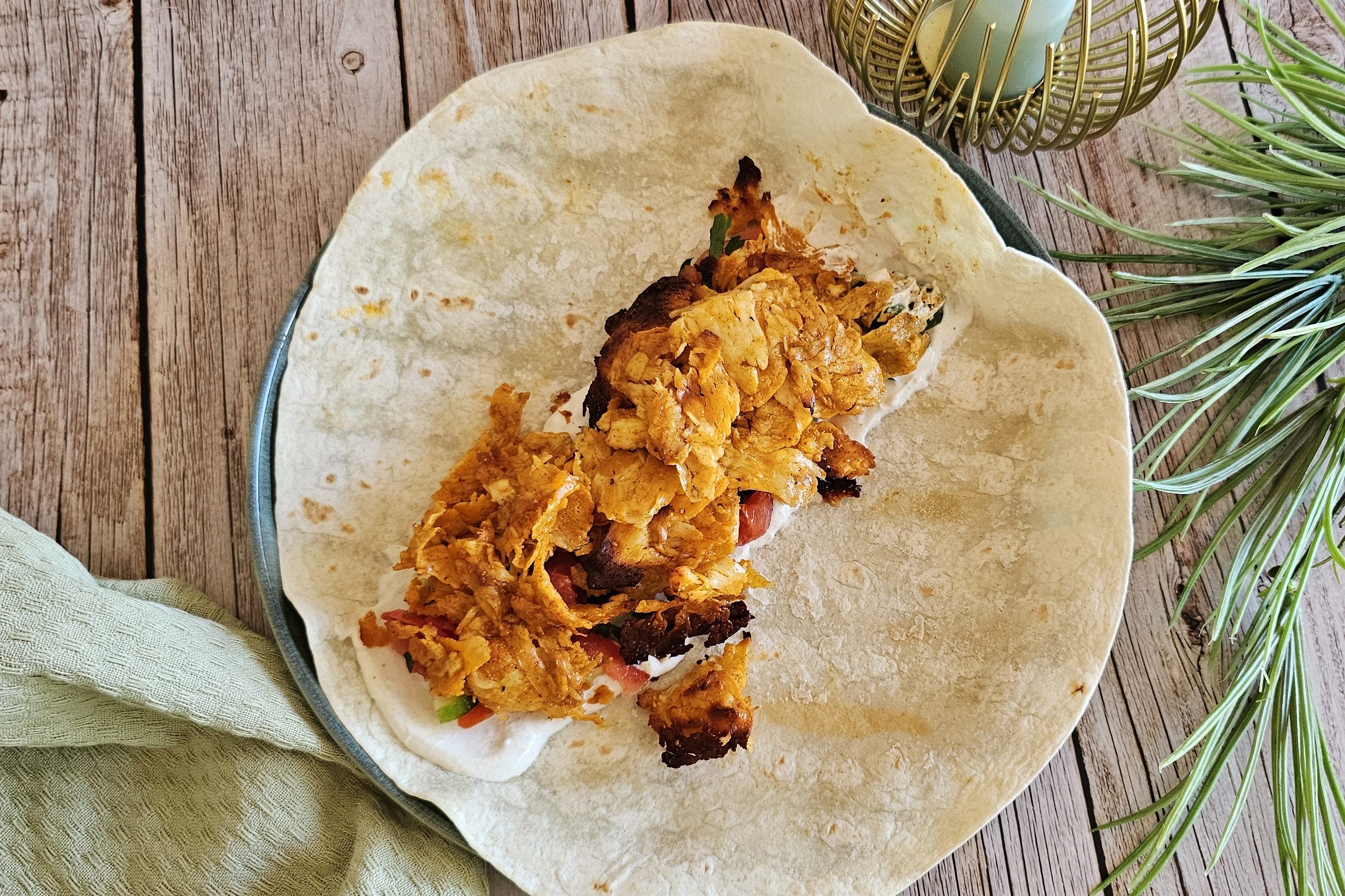Shawarma au halloumi