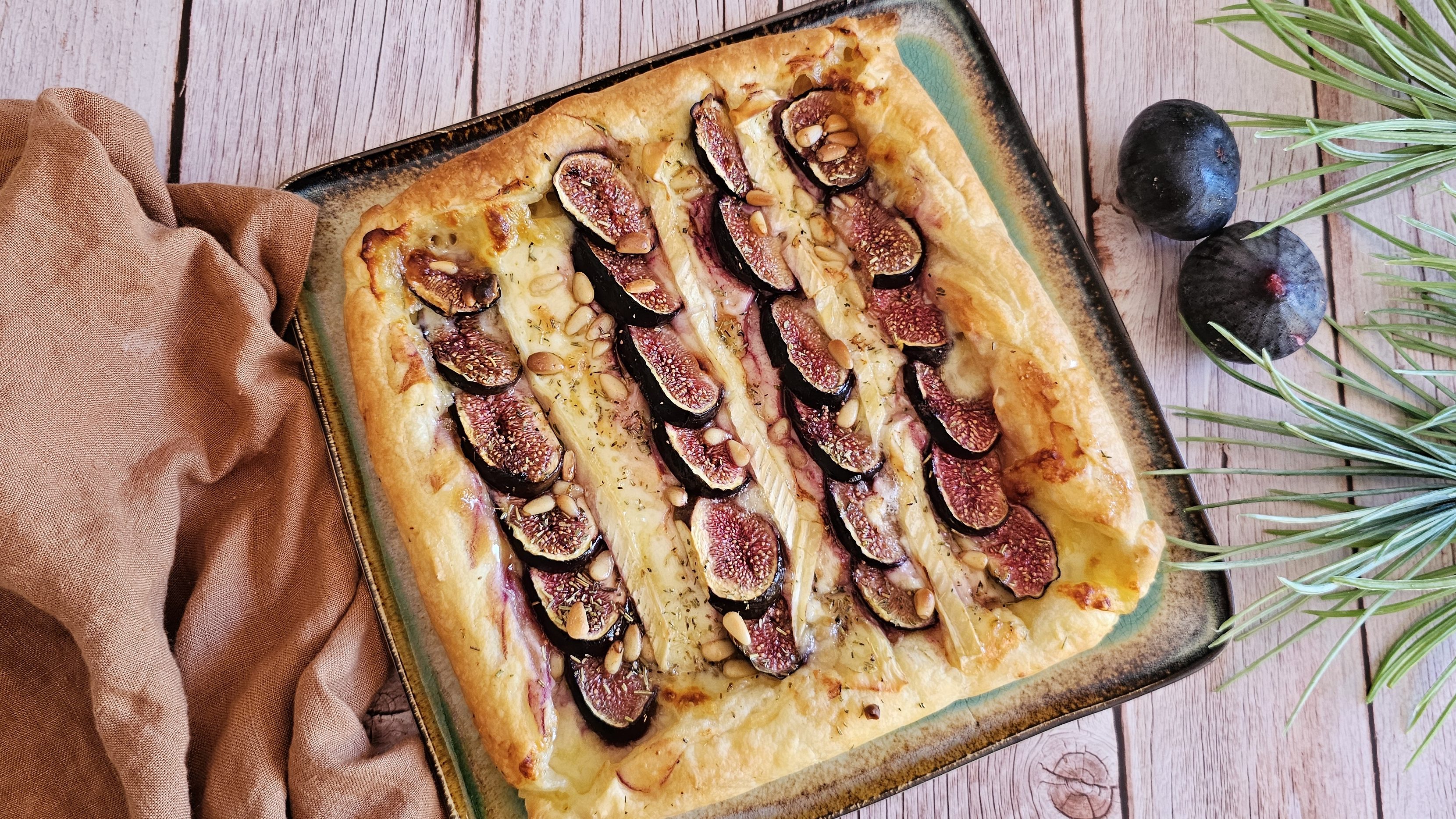 Tarte figue brie