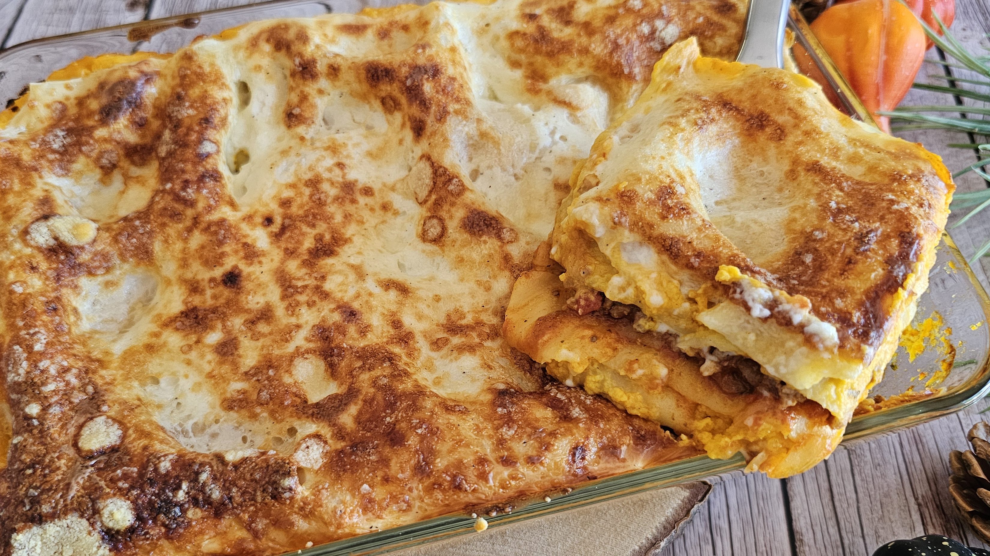 Lasagnes automnales (butternut et bolognaise)