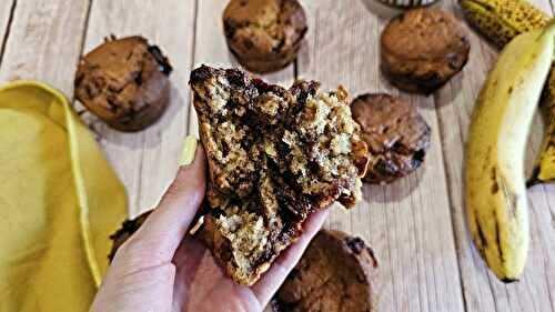 Les muffins à la banane les plus moelleux au monde