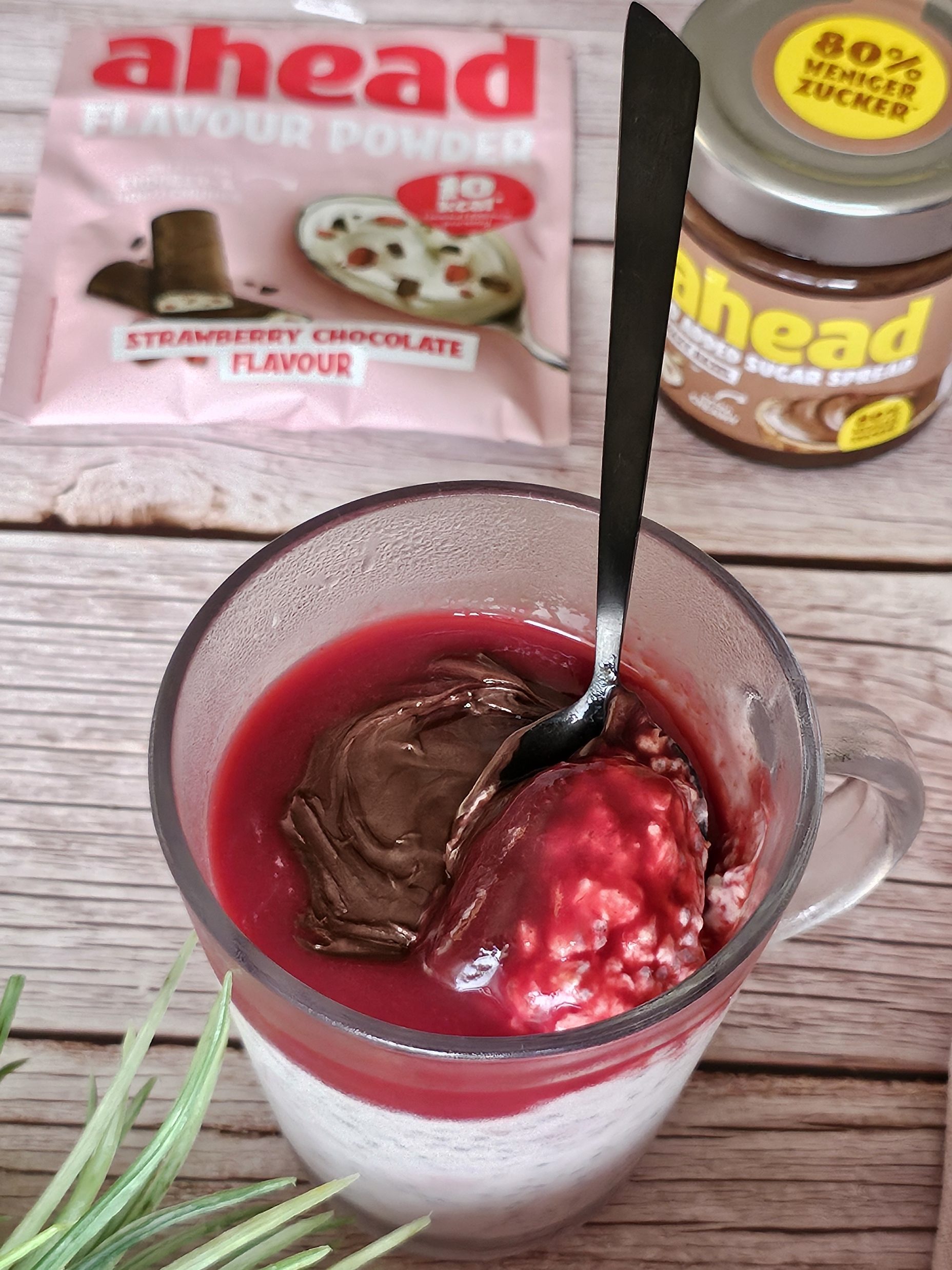 Overnight fraise chocolat