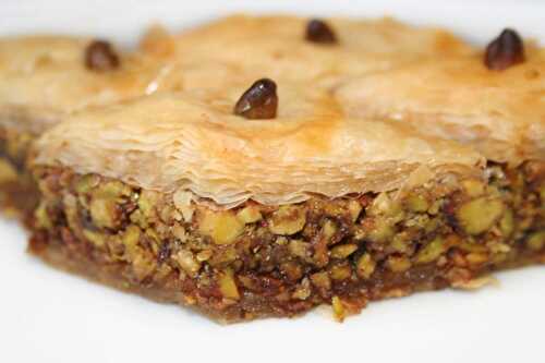 Baklawas aux Pistaches et Eau de Rose