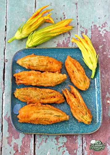 Beignets de fleurs de courgettes