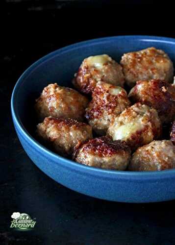 Boulettes de veau à la scarmoza fumée