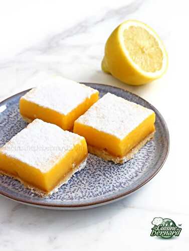Carrés au citron, Lemon squares