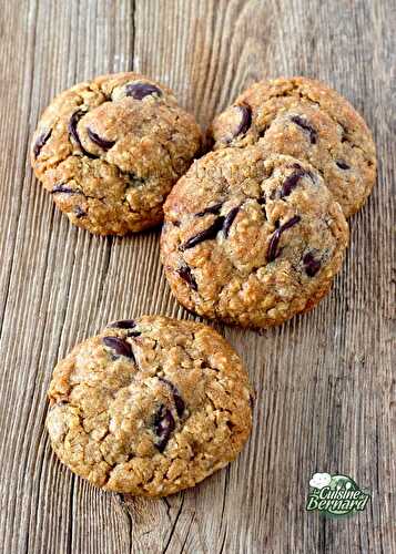 Cookies avoine chocolat noir