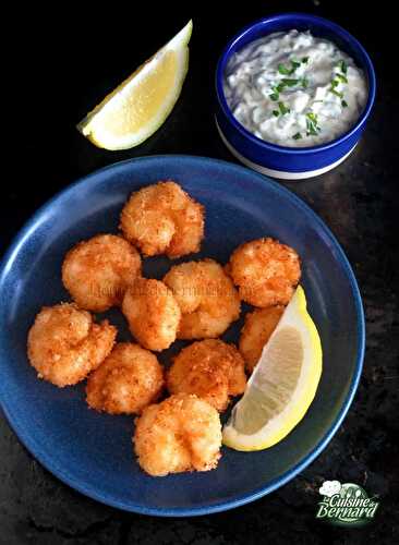 Crevettes panées Pankoco sauce tartare