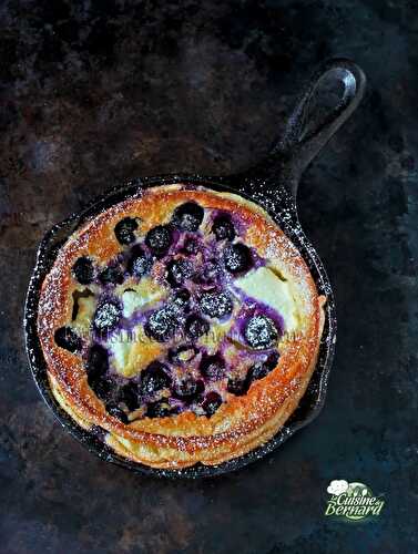 Dutch Baby aux myrtilles et ricotta au citron