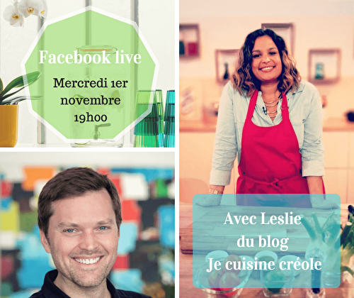 Facebook live du 1er novembre 2017 avec Leslie !